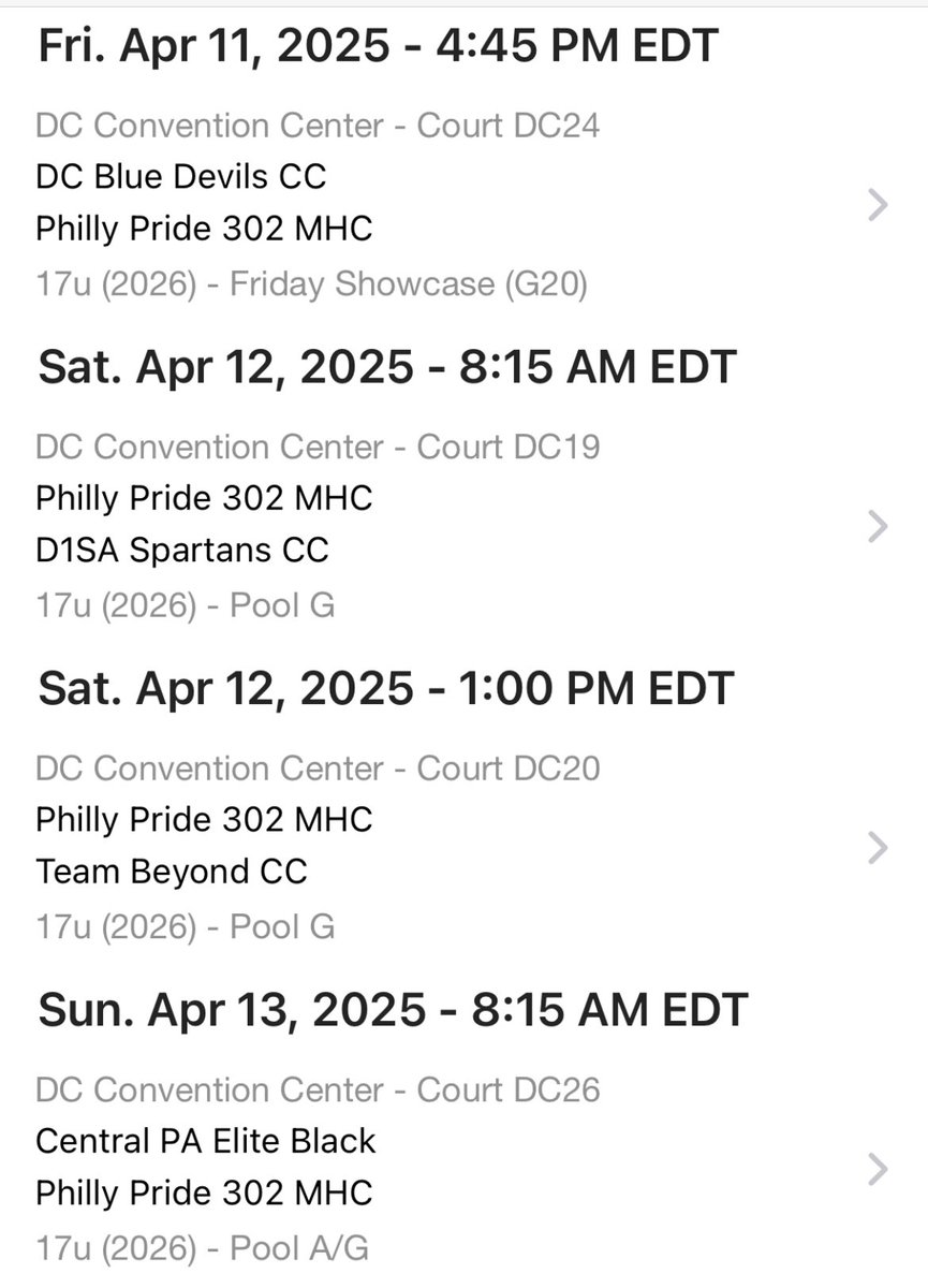 Jake fick (@jakefick2026) on Twitter photo Schedule for this weekend down in dc
#42 2026 6”4 Philly pride 302 mhc Schedule for this weekend down in dc
#42 2026 6”4 Philly pride 302 mhc