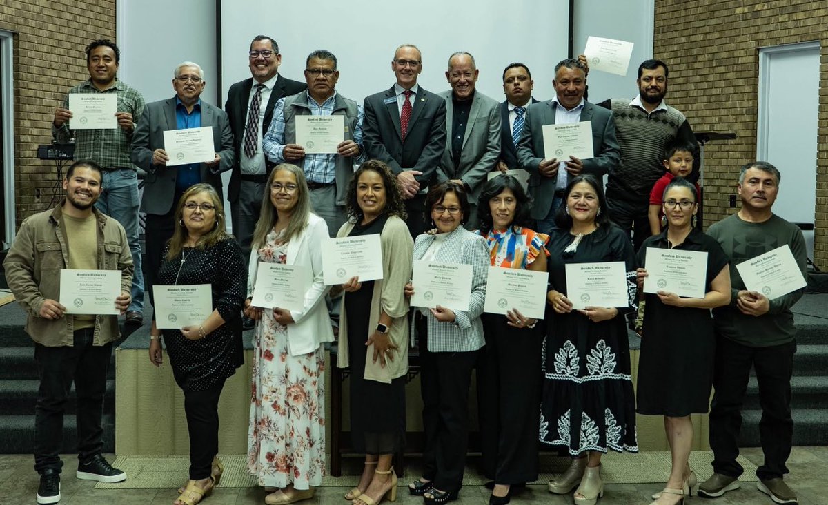 It was a great honor to confer diplomas to our first Spanish graduating class this week! These students attend our Birmingham Spanish Extension.