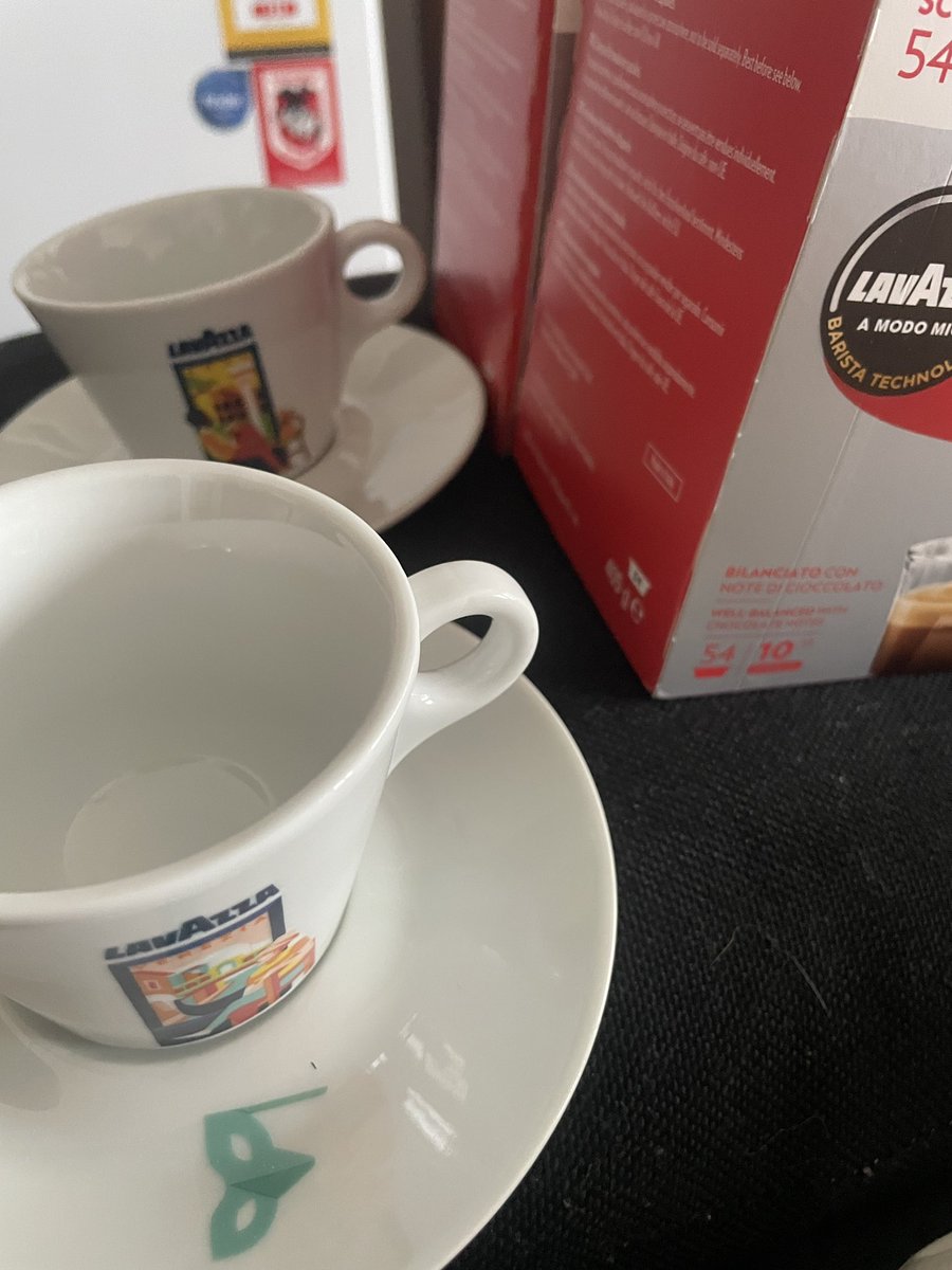 CathCath77's tweet photo. #Lavazza delivery! #RealCoffee .. came with extremely cute cups and saucers https://t.co/ImnhrWfV3G