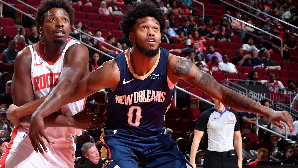 PelicansLead's tweet photo. Keion Brooks Jr tonight:
💪20 PTS (career high)
💪6 REB
💪four 3-pointers https://t.co/EHfz949x0H