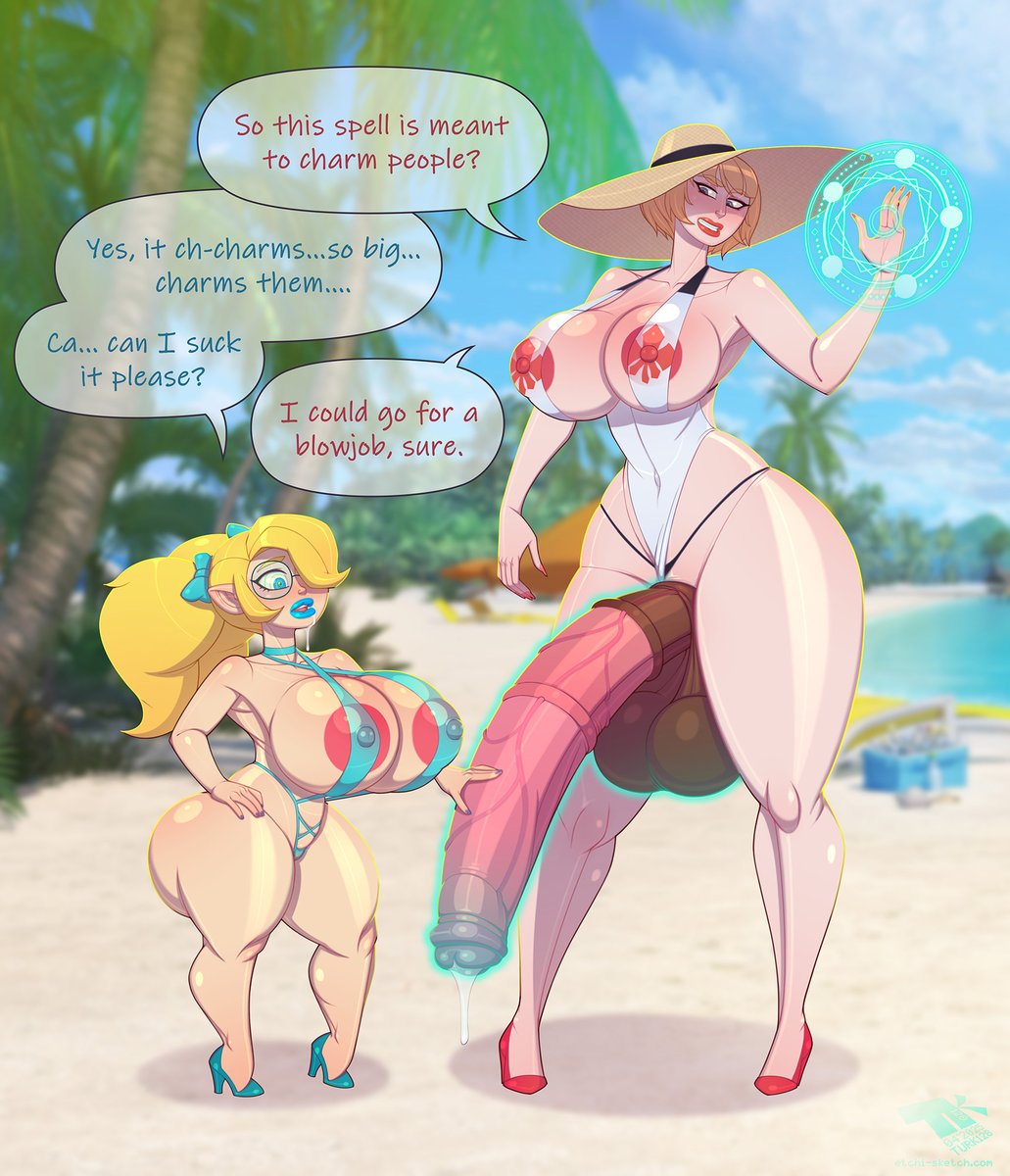 TheRealTurk128's tweet image. Alaizia Instructing Rose
(Commissioned by DiplomacyRaptor.)
While Alaizia was instructing her, Rose miscasts...
#futa #shortstack
Bigger versions found on my Fanbox: turk128.fanbox.cc