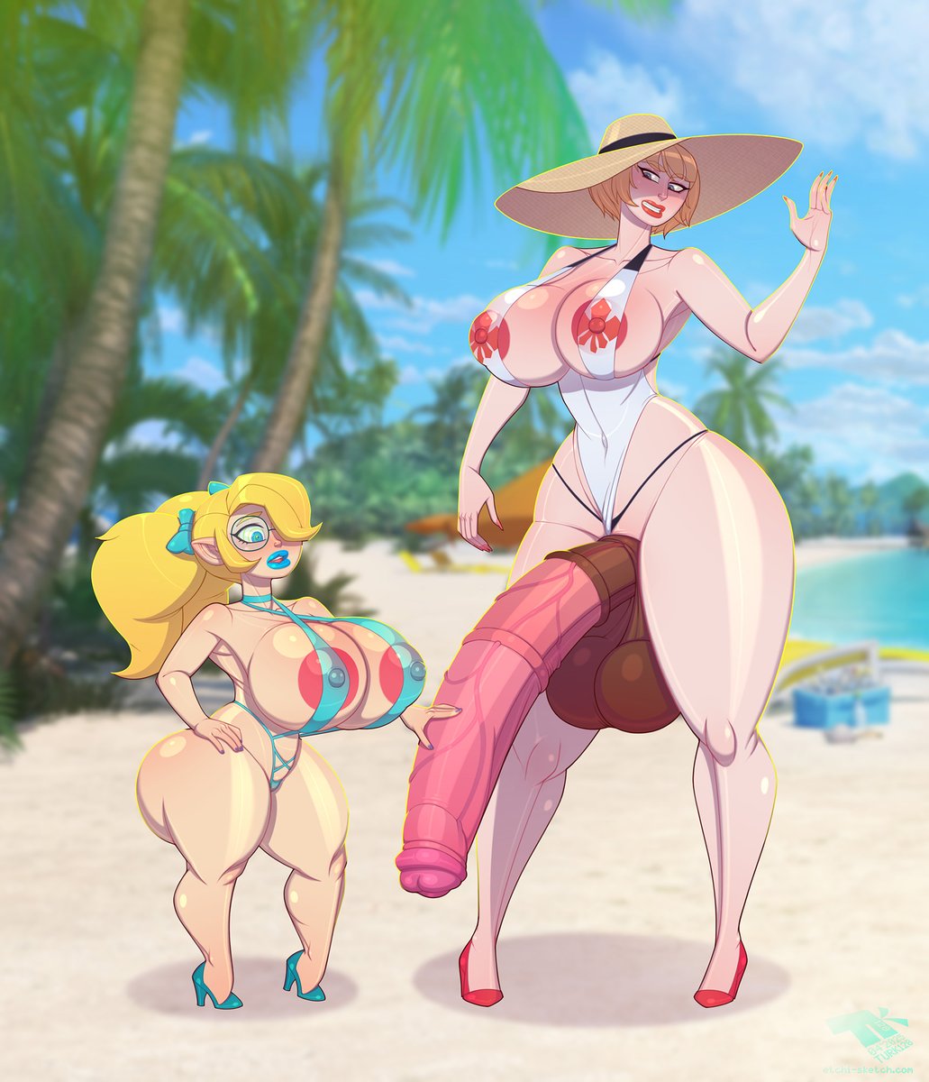 TheRealTurk128's tweet image. Alaizia Instructing Rose
(Commissioned by DiplomacyRaptor.)
While Alaizia was instructing her, Rose miscasts...
#futa #shortstack
Bigger versions found on my Fanbox: turk128.fanbox.cc