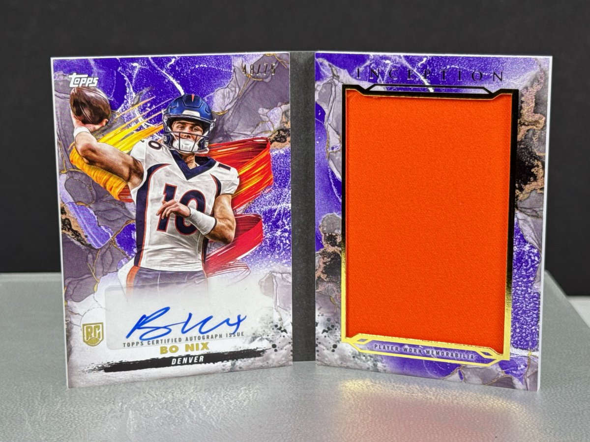 KnTSportscards's tweet image. Book Time Topps Inception pulls from the shop #bonix #jaydendaniels #toppsinception #kntsportscards #cardshopfl #cardshop #lcs #toppsdirect