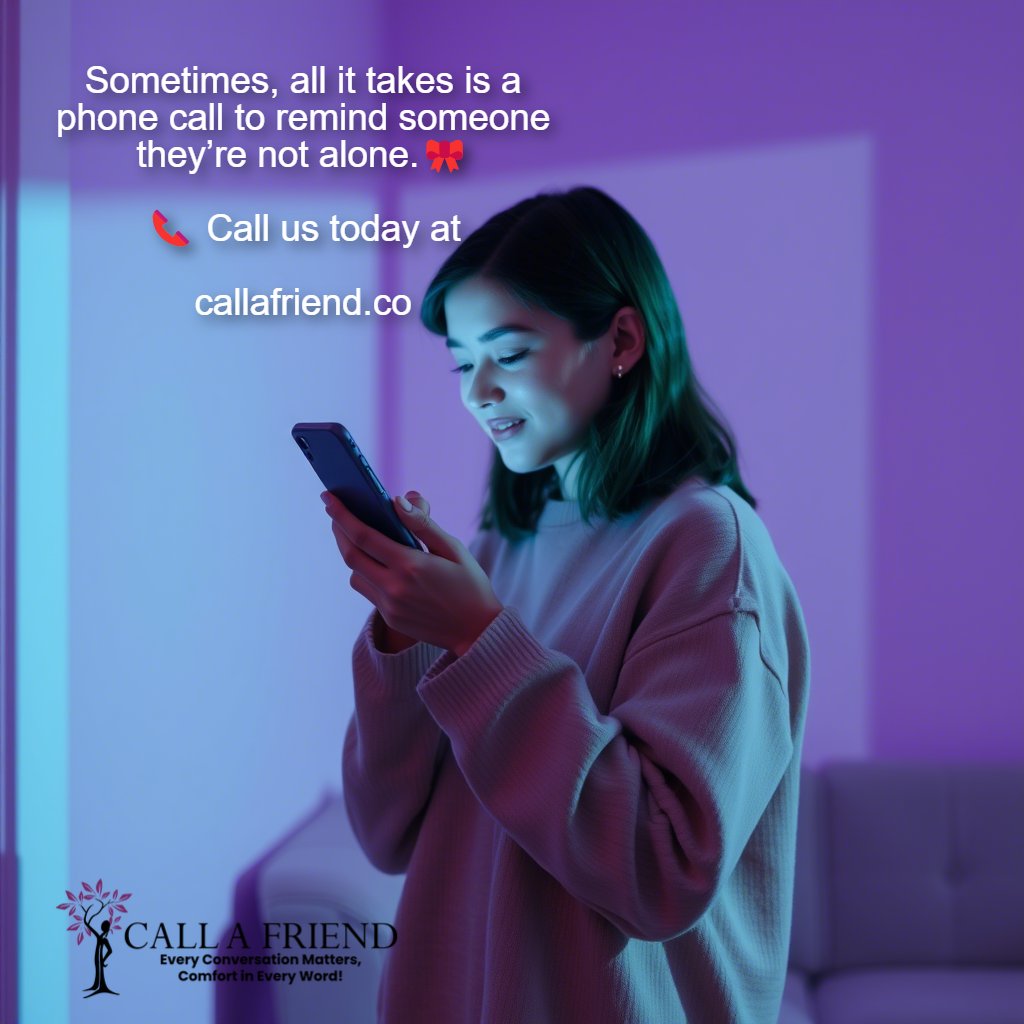 CallA33782's tweet photo. Sometimes all it takes is a phone call to remind someone they are not alone. ❤️‍🔥💘💕🩷💜💛💚

Call us today at  📞

#callafriend.co

#callafriend#support#wearelistning#support#hotline#friends#phoneafriend https://t.co/MqVeKoiCye