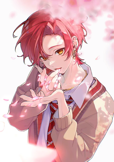 「  さくらってたべれるかな・:*+.? 」#HaYun_Art 