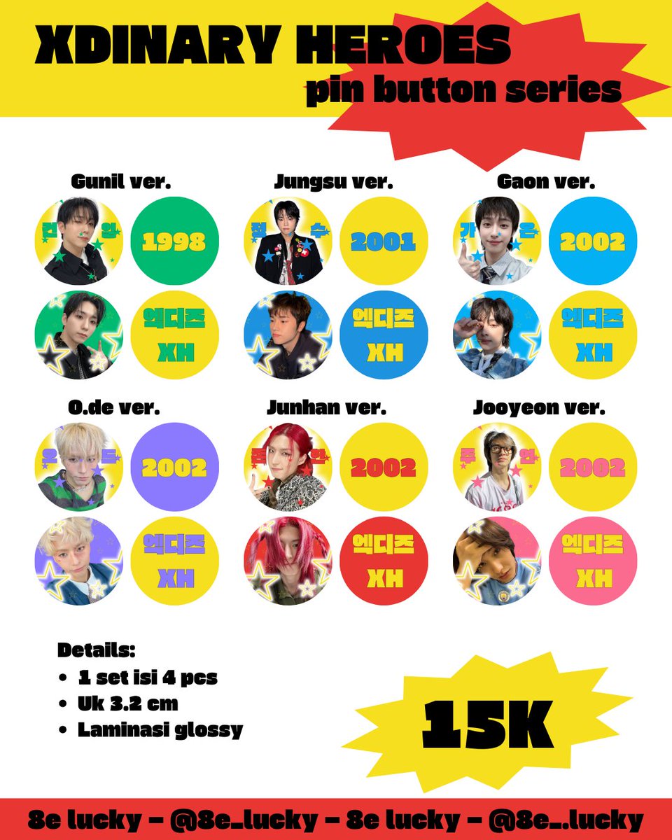 8e_lucky's tweet photo. [rts &amp; likes are appreciated 🛒]

★ Xdinary Heroes &amp; Custom Pin ★
pre-order is now open!
[11-15 April 2025]

★— detail semuanya ada diform, tolong dibaca dengan hati-hati ♡

📍jakarta selatan
🔗 gform : https://t.co/TBiEZ5q4tb

ps; kalau ada yang mau ditanyakan, boleh dm yaah https://t.co/cFduQIi757