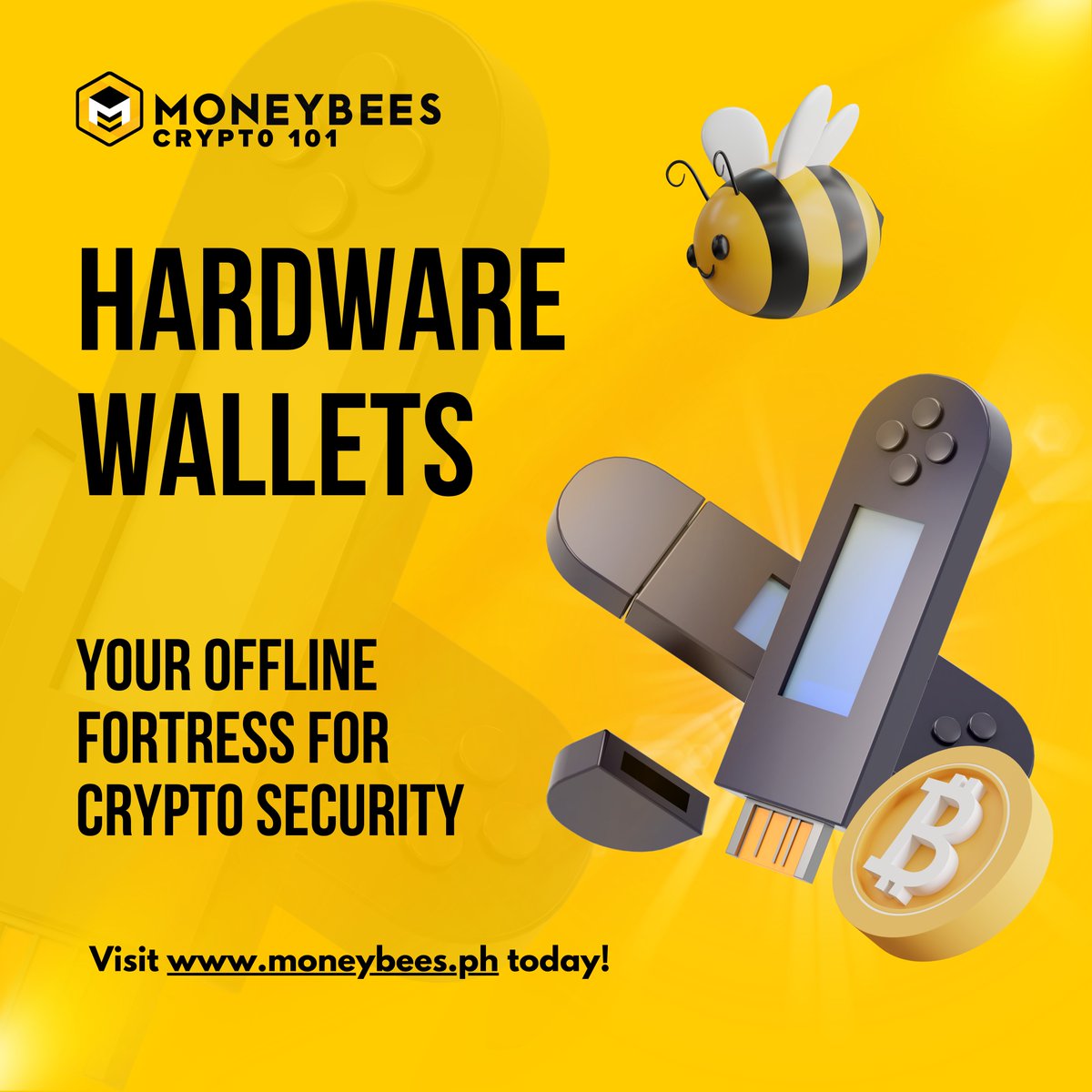 MoneybeesPh's tweet image. 🔐 Crypto Tip: Use a hardware wallet to keep your crypto safe offline! Always back up your seed phrase securely—never share it. 🔥🛡️

Trade with confidence at Moneybees: moneybees.ph/store-locations
#CryptoSecurity #Moneybees #CryptoKnowHow
