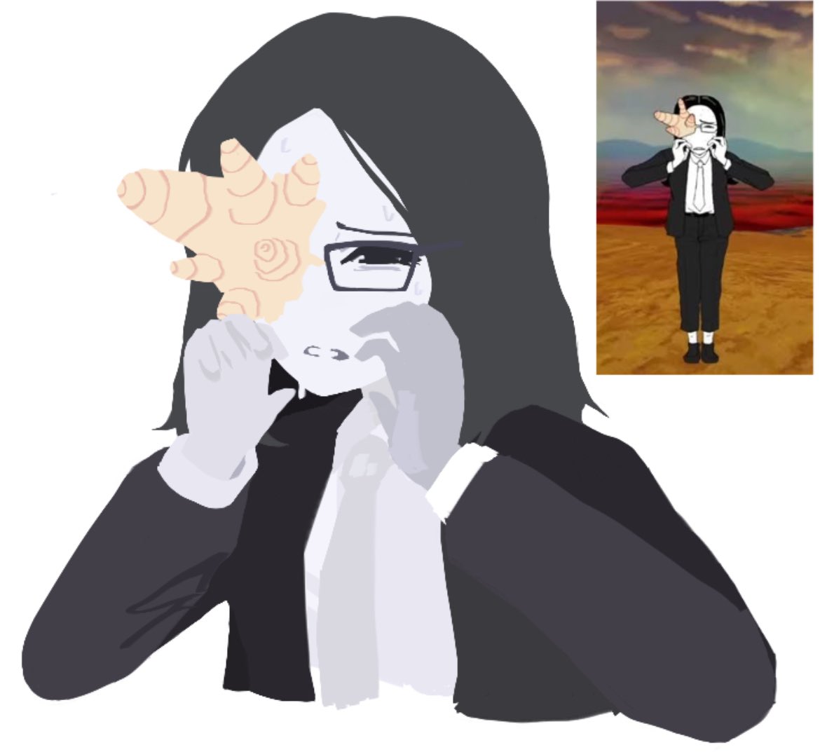 0_AJoon_0's tweet image. #coralglasses