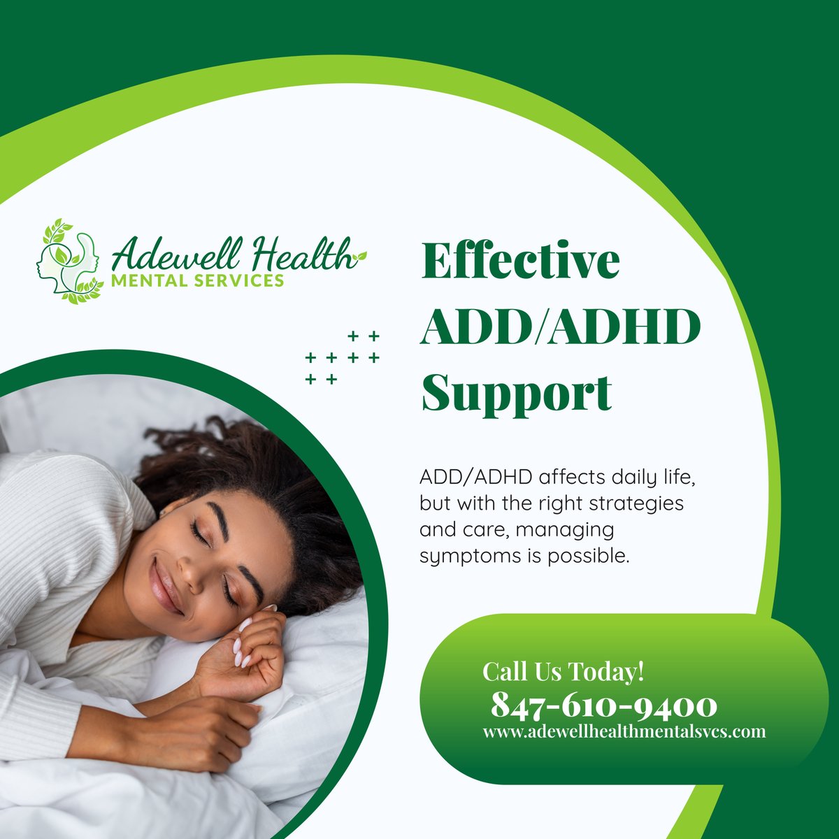 Adewell_Health's tweet photo. Struggling with focus, impulsivity, or restlessness? Personalized treatment plans can help. Book your appointments now: https://t.co/r70fN4Hxp7. 

#MentalHealthClinic #RollingMeadowsIL #ChicagoILUSA #ADHDSupport #FocusMatters https://t.co/VAdYkVYMfk