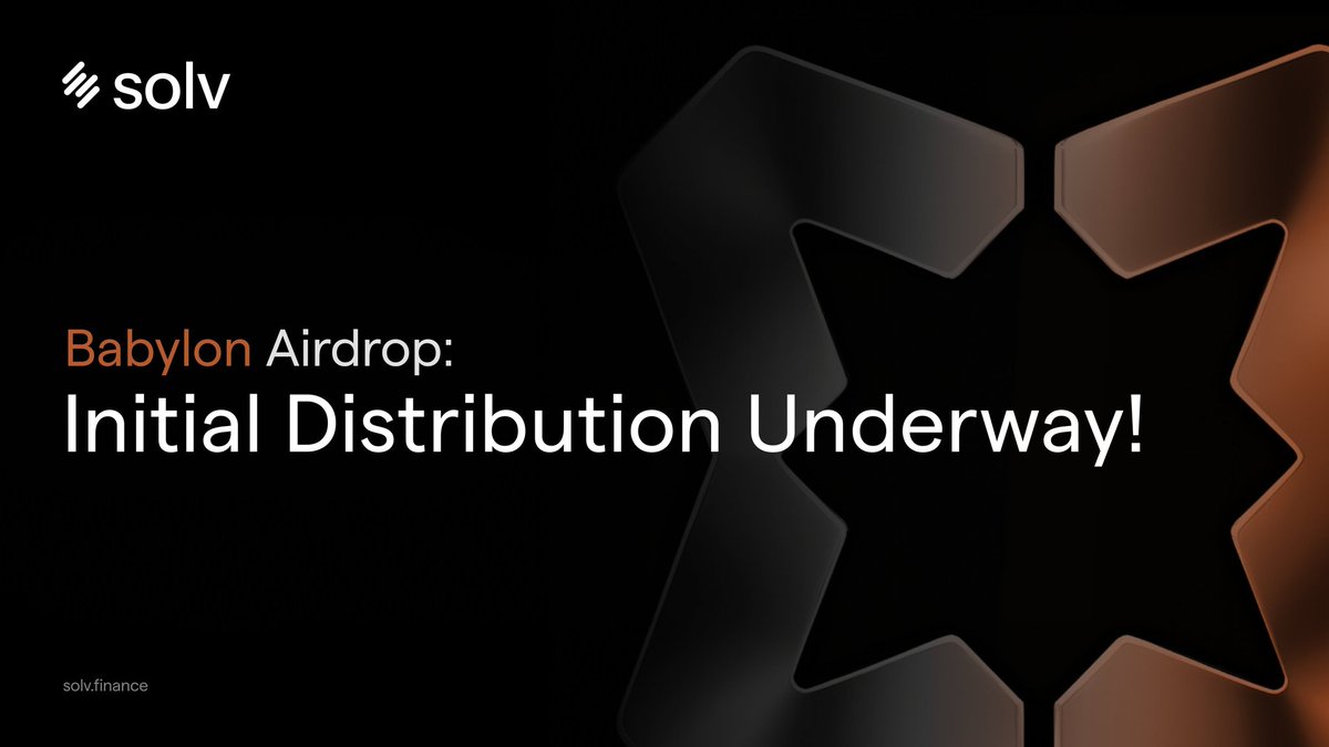 BlessingA9813's tweet photo. ๐ Babylon Airdrop LIVE! ๐
Over 120,000 users joined via xSolvBTC! If you linked addresses before Apr 10, youโre eligible for 10+ $BABY tokens today. Get in on the action now!
#Airdrop #BABYToken #CryptoEcosystem #xSolvBTC #DeFi #CryptoEducation #SolvBTC https://t.co/m2rhg2jIUU