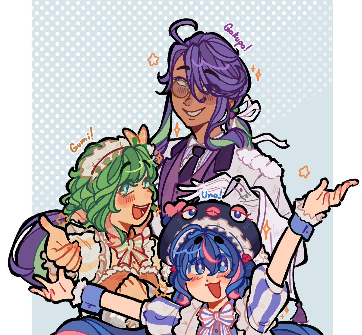 Lively Paradise!! (≧▽≦) #GUMI #神威がくぽ #音街ウナ