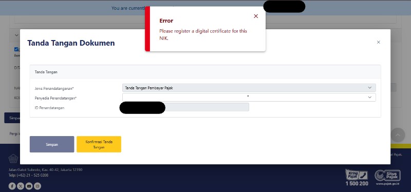 Munaaakf's tweet photo. Kak kalau pelaporan PPh 21 di coretax seharusnya kan ada penandatangan tapi di saya munculnya kaya gini, udah dari sebelum lebaran. Error terus, dan penandatangannya tidak muncul padahal sudah dimasukkan @kring_pajak https://t.co/77CIEpKEJJ