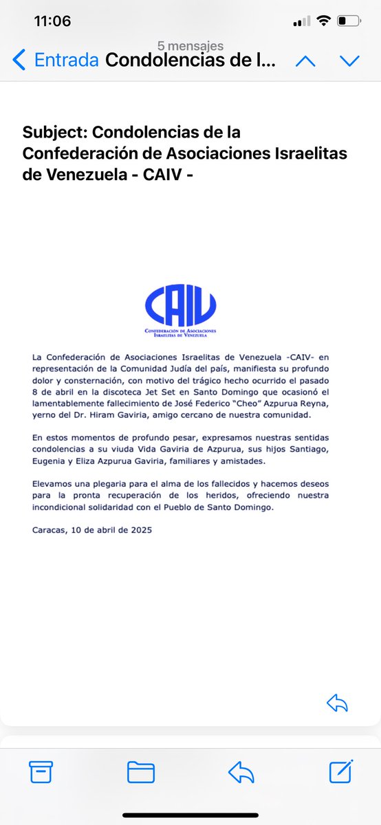 Comunidad Judía Vzla (@caivenlinea) on Twitter photo 