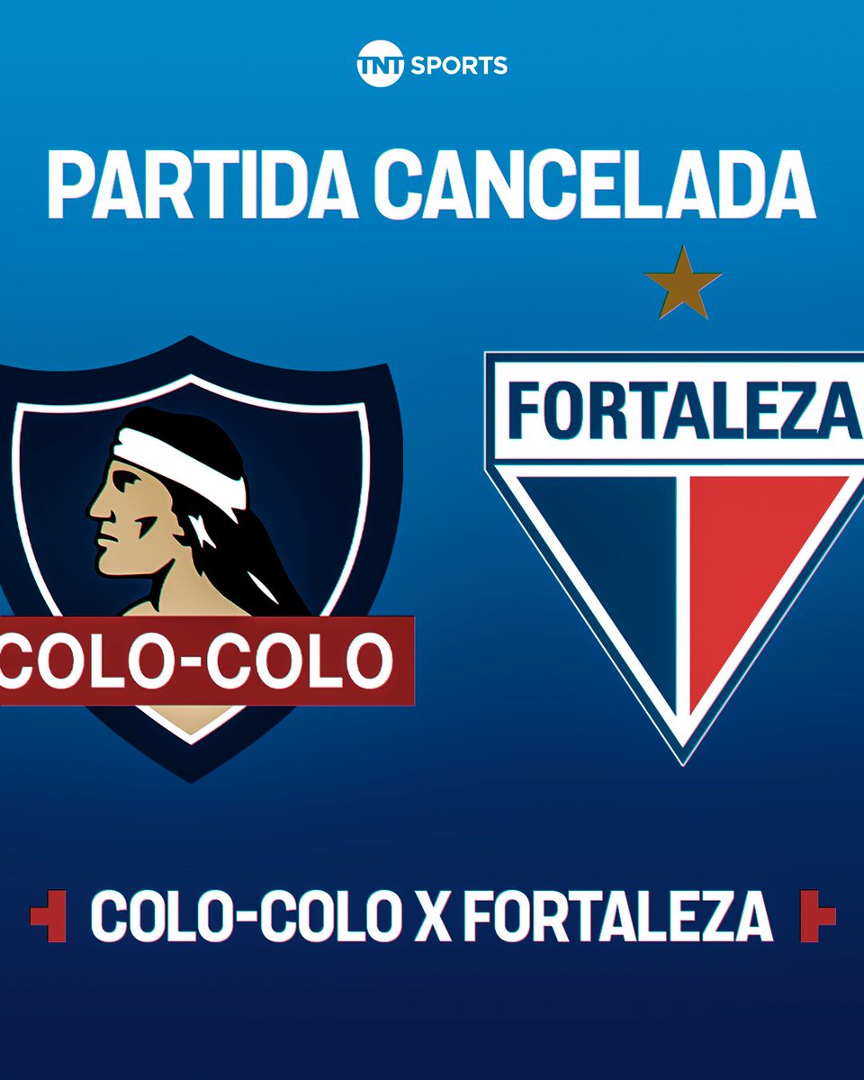 PARTIDA CANCELADA! ❌ A Conmebol acaba de confirmar que CANCELOU o jogo entre Colo-Colo e Fortaleza, pela #Libertadores2025! Torcedores chilenos invadiram o campo após estourarem a divisória de vidro com o campo. Antes da partida, dois torcedores morreram nos arredores do