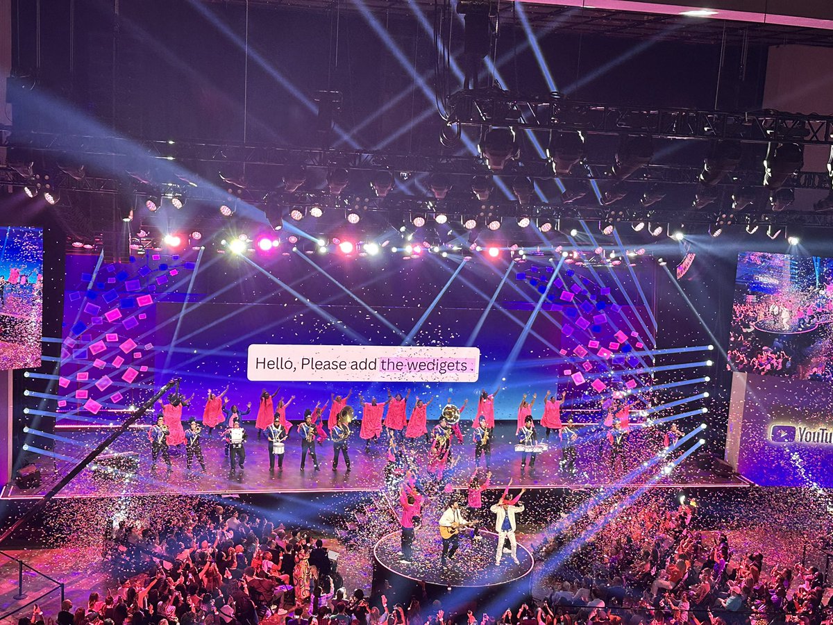 Congratulations to <a href="/MelanieCanva/">Melanie Perkins</a>, <a href="/cliffobrecht/">Cliff Obi</a> and the entire <a href="/canva/">Canva</a> team on an outstanding #CanvaCreate!

With the launch of Visual Studio 2.0, Sheets, Code and a whole lot more "wishes", productivity and creativity have never been closer together. 

And the crazy part? It's