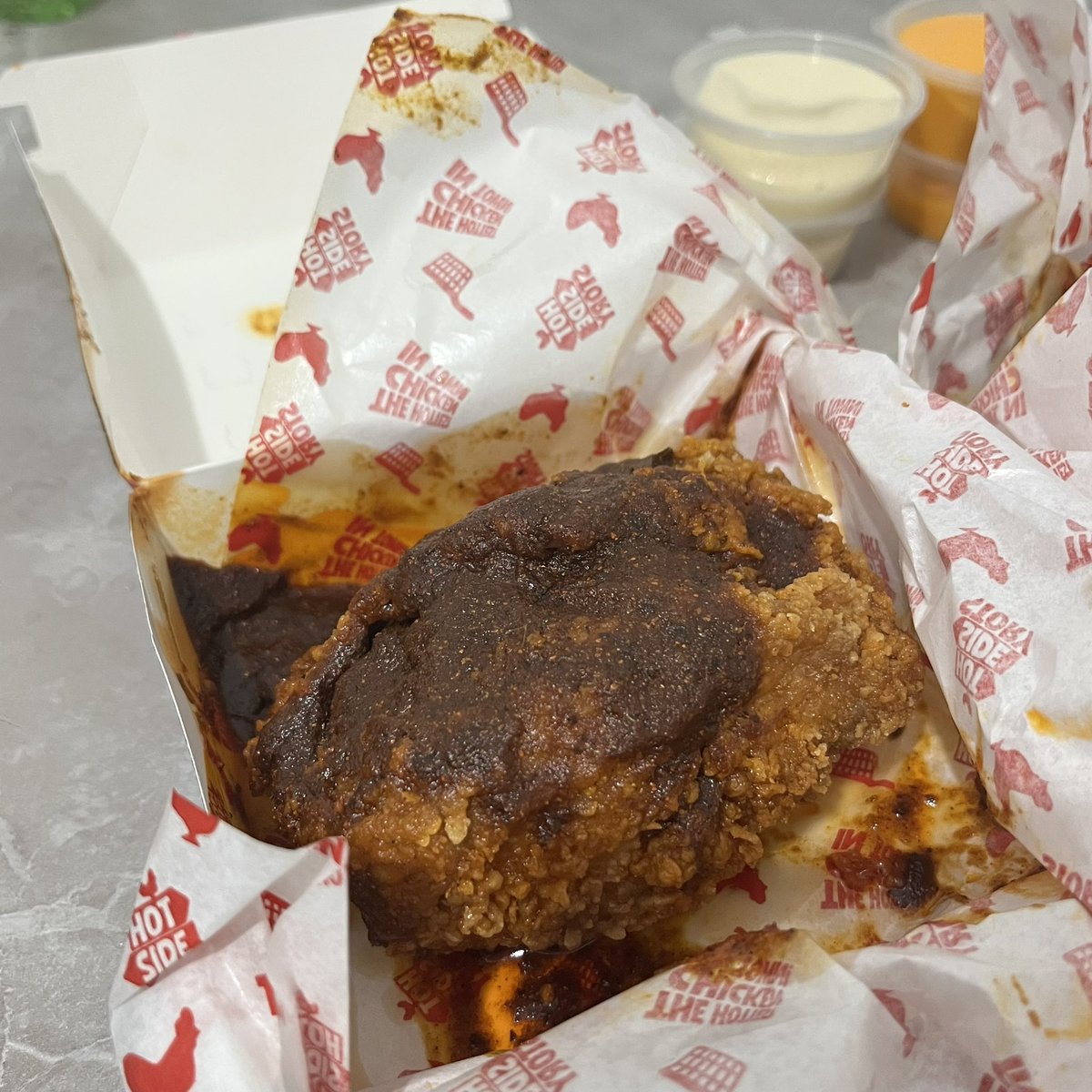 ayam nashville hot side story bumbunyaaa selaluuu banyakkk 😭👊🏻