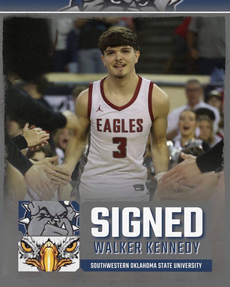 Super Prep &amp; OKC Sports Radio 105.3 Signing Update: Weatherford High Walker Kennedy ‘25 has signed to play basketball and attend school at SWOSU. <a href="/WalkerKennedy77/">Walker Kennedy</a> <a href="/SWOSUHoops/">SWOSU HOOPS</a> <a href="/wfordbball/">Weatherford Eagle Basketball</a>