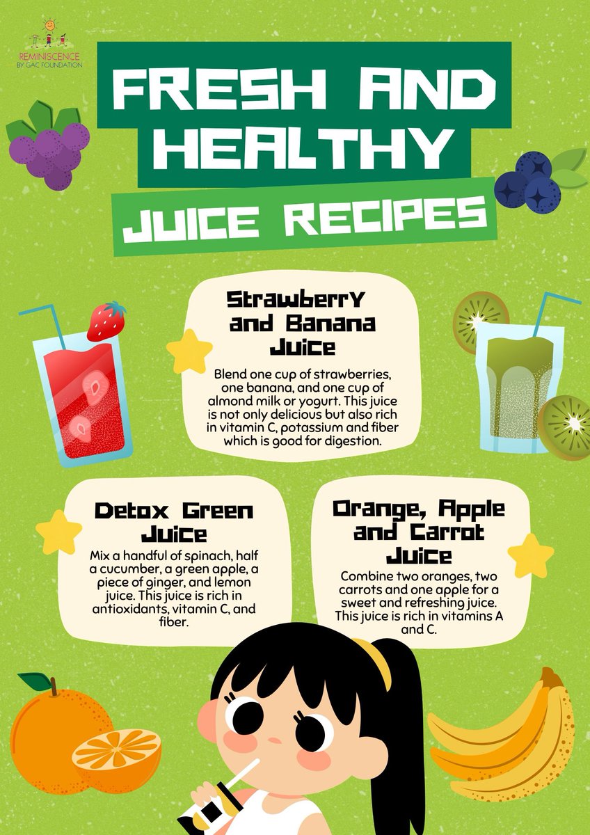 gacreminiscence's tweet photo. Fuel up the fun! At @thegacculture, kids sip on ABC juice (apple, beetroot, carrot) for that energy boost and total detox.
Organic veggies > junk food any day!
#junkfood #gacfoundation #humansofgac #enableempowerencourage #beingreminiscent #gacforthenextgen https://t.co/A6jgrpdPZ7