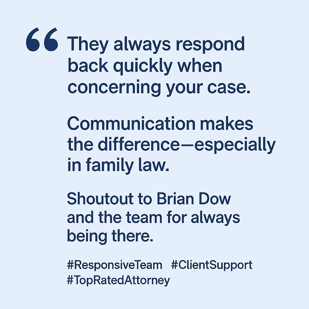 EdgarFamilyLaw's tweet image. “They always respond back quickly when concerning your case.”
Communication makes the difference—especially in family law.
Shoutout to Brian Dow and the team for always being there.
#ResponsiveTeam #ClientSupport #TopRatedAttorney