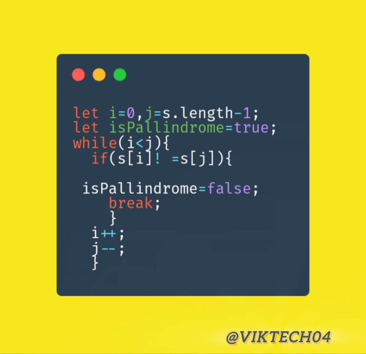 vikTech04's tweet image. This is a javascript string  code .
Any ideas about 
 this intuition will be use for ?

For more  let&apos;s #Connect together
