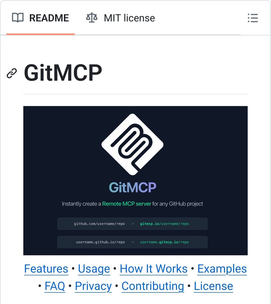 Turn any GitHub repo into a remote MCP endpoint - no config, no friction.