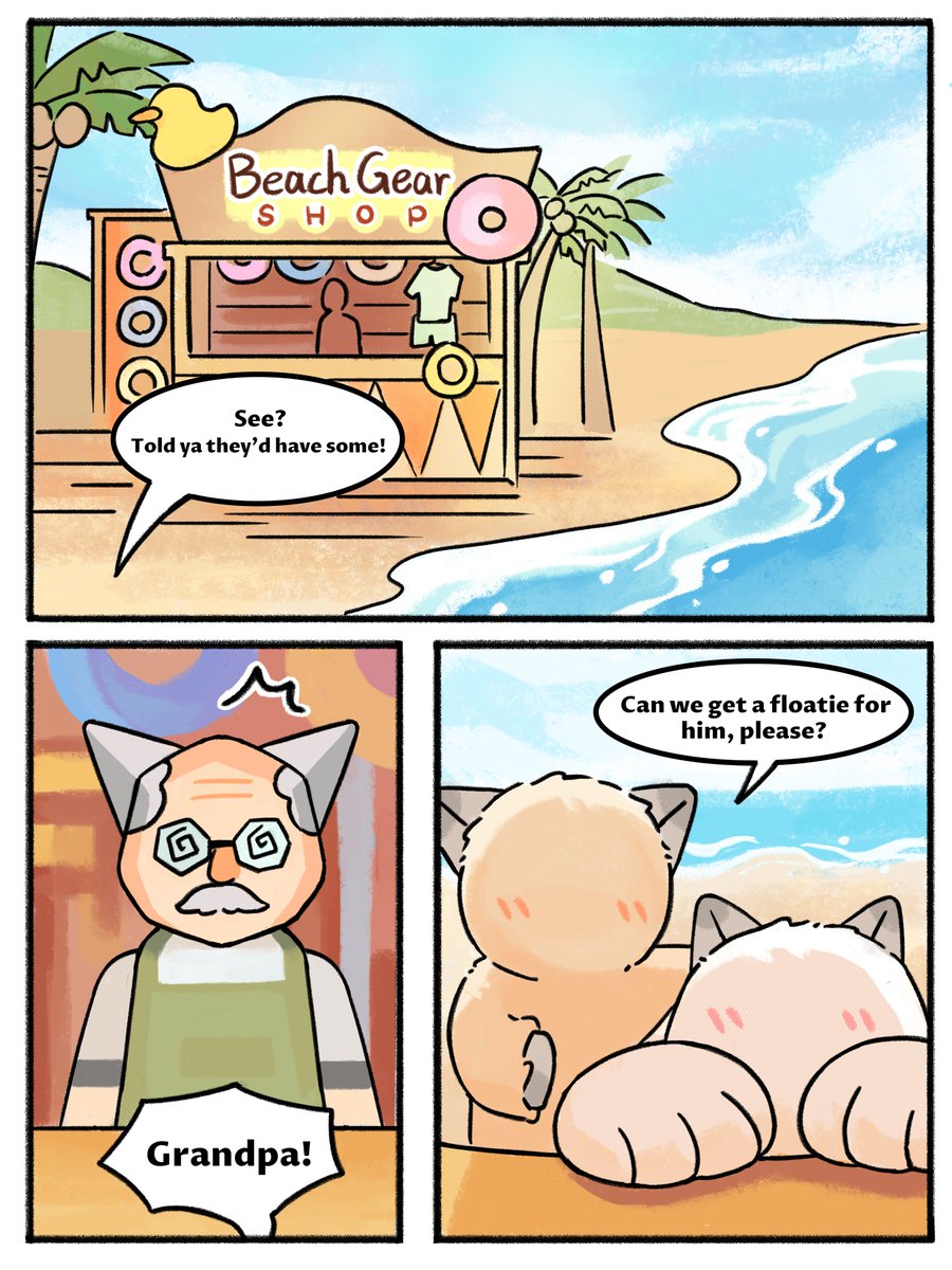 SoiSoiFamily's tweet photo. Saboo: “Grandpa! Do you have any XXXXXXXXXXL swimming rings”
#SoiSoi #SoiSoiFAMILY #deldelete #story #storytime 
#cartoon #manga #cute https://t.co/uP02NnEwku