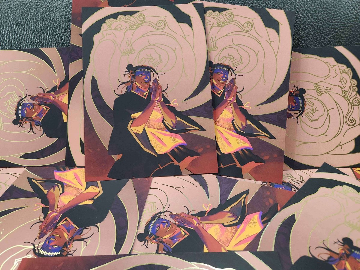 🪷 Production Update 🪷

With our shipping mod hard at work preparing bundles to be sent out, let us catch you up on what our generous benefactors have to look forward to in the near future.

Firstly, our prints from <a href="/weiyi_swy/">Kata @ AN I72 (Hall A/B)</a> and <a href="/purgatorism/">HABIBI 🌼CMM OPEN (1/5)</a>