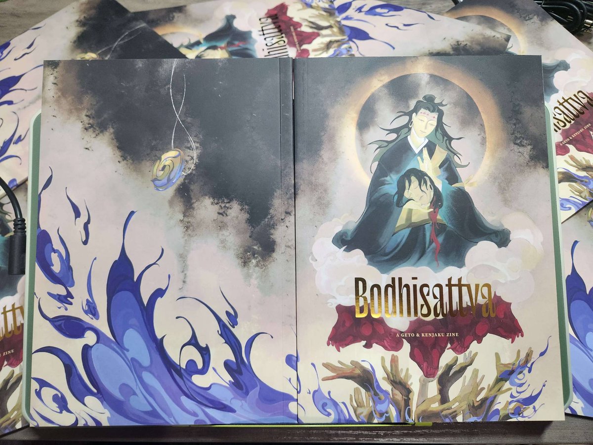 Our shipping mod has been exercising the utmost care in getting our zines prepped to arrive at their final destination. In the meantime, here is the first look at the books to incite anticipation. 🪷