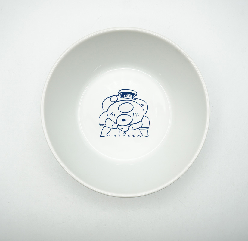 【士郎正宗の世界展〜「攻殻機動隊」と創造の軌跡〜】
「春のシロマサTシャツまつり」 緊急開催、決定!!
展覧会で対象のTシャツを3枚以上買って、プレゼントに応募! 革命的にオリジナルな「フチコマのお皿」が抽選で当たる!!
Buy Three T-shirts and Win a "Fuchikoma Plate"!
The "Spring