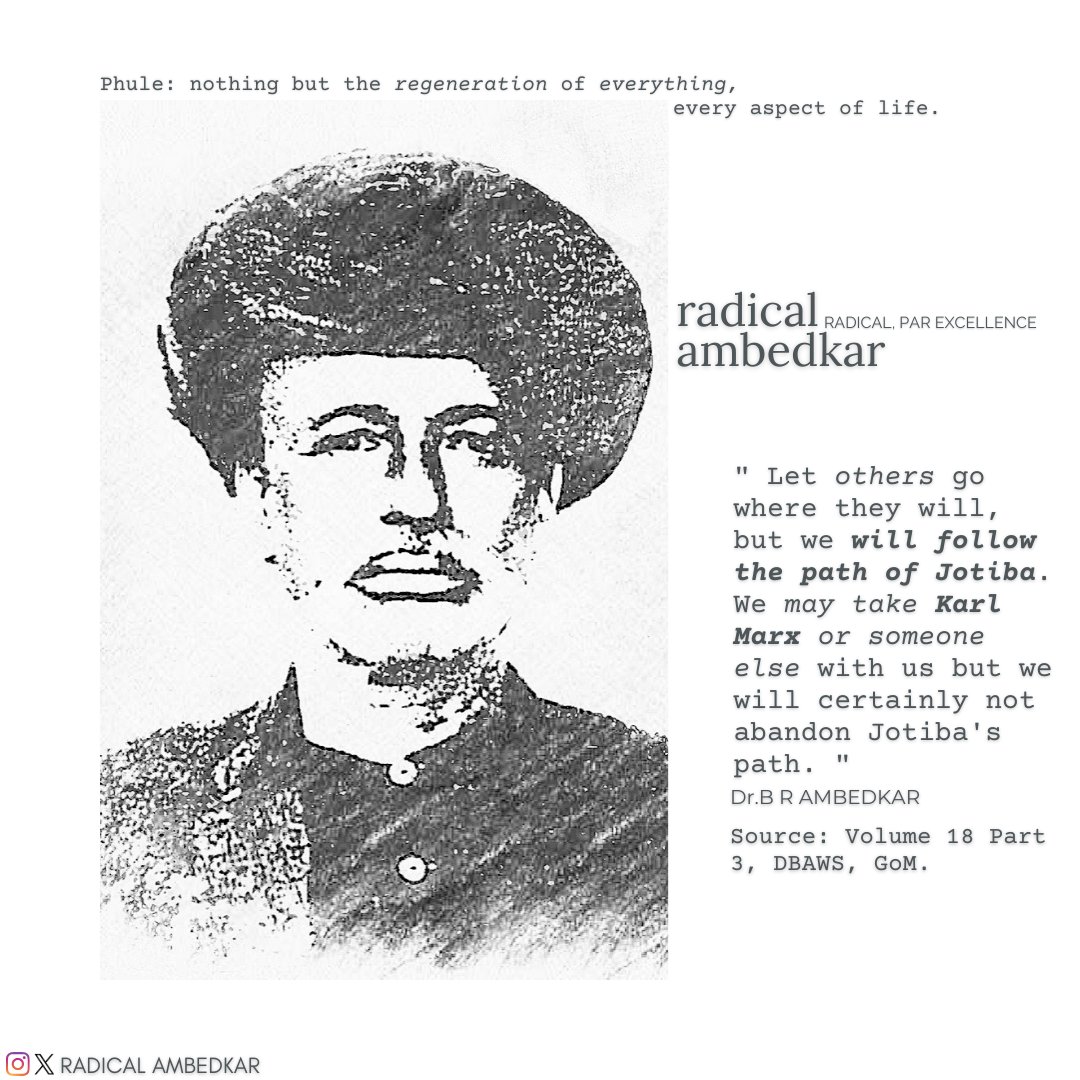 radicalambedkar's tweet photo. #RadicalAmbedkar
#MahatmaPhule #MahatmaPhuleJayanti  #SystemBuilder #Revolutionary #Radical #Theorist #SavitriBaiPhule #ShudraAtiShudra #Maharashtra #Ambedkar #Ambedkarism #Periyar #Phuleism #Women #फुले #महाराष्ट्र #फुलेजयंती #सत्यशोधक #सत्यशोधक_समाजाचे_संस्थापक #Satyashodhak https://t.co/LAP6gHczvm