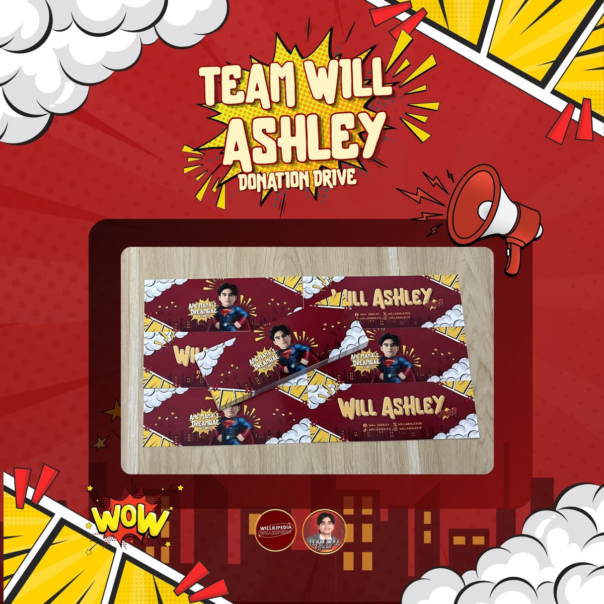 tkdlne's tweet photo. 🌐 Donation Drive Update

Here are the banners for the Team Will!
Thank you @mirastudios 💥

#WillAshley https://t.co/zrwwtyBgbx