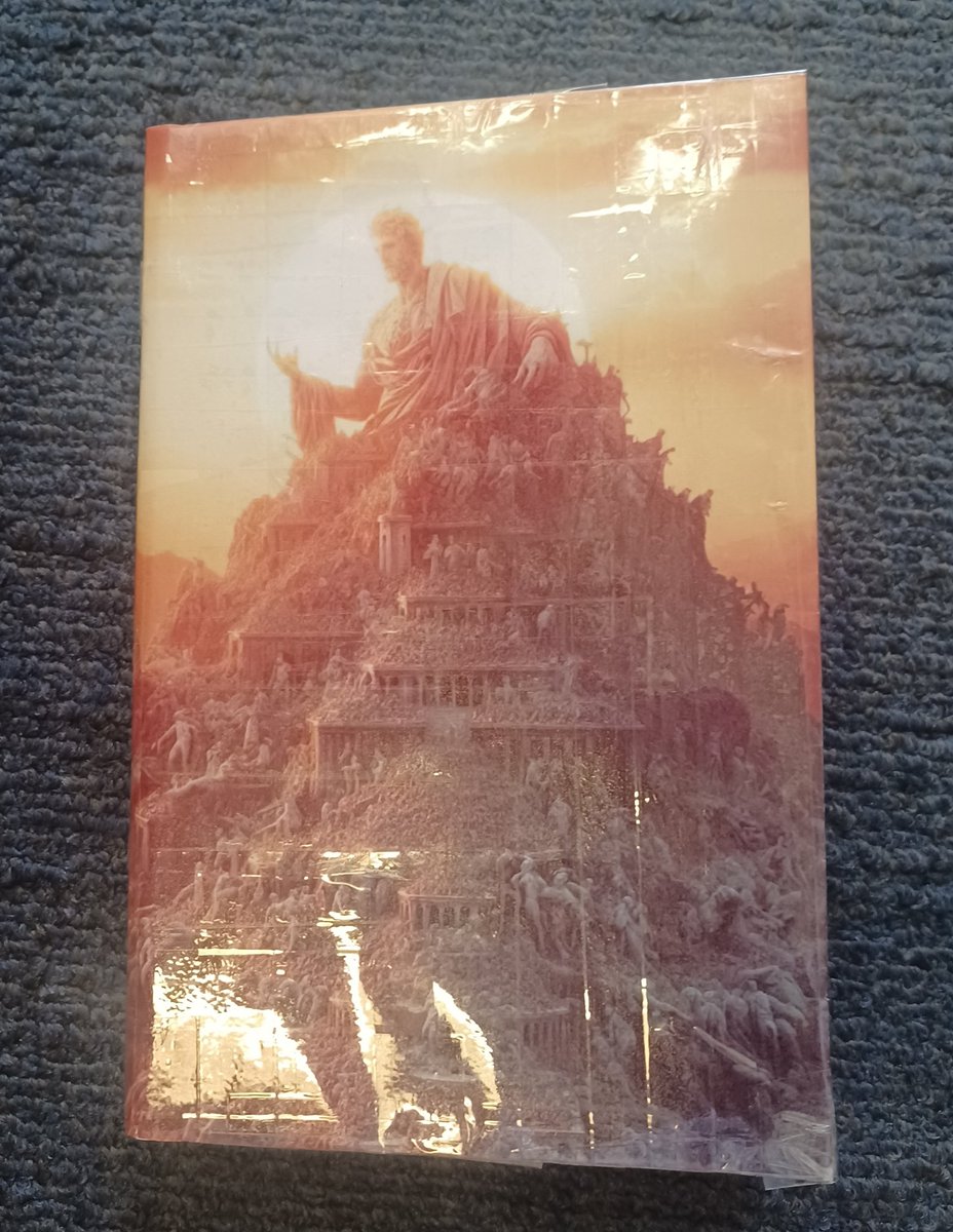 MichaelRaston's tweet photo. I made a custom cover for my copy of book 3 and 4 of book of the new sun, because I was, quite frankly, embarrassed by the original cover. https://t.co/GBhB7eSfL2
