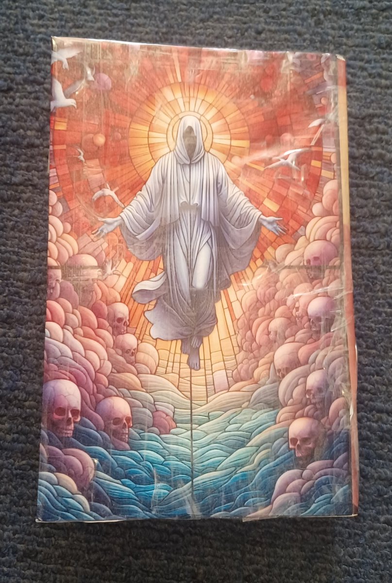 MichaelRaston's tweet photo. I made a custom cover for my copy of book 3 and 4 of book of the new sun, because I was, quite frankly, embarrassed by the original cover. https://t.co/GBhB7eSfL2