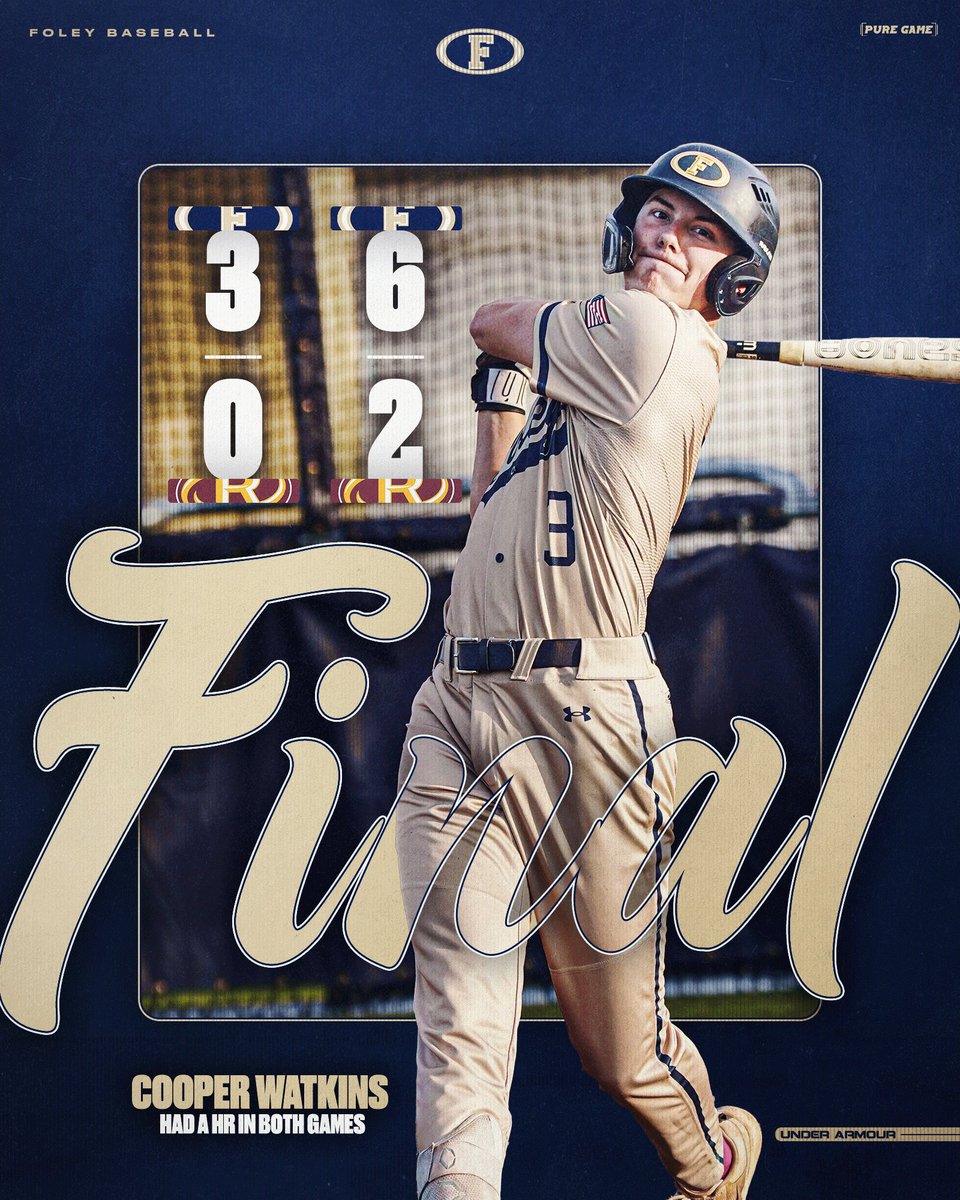 foley_baseball's tweet photo. Big win tonight at the Brickyard over Robertsdale!      💛💙🦁⚾️ https://t.co/111WlUaMp7