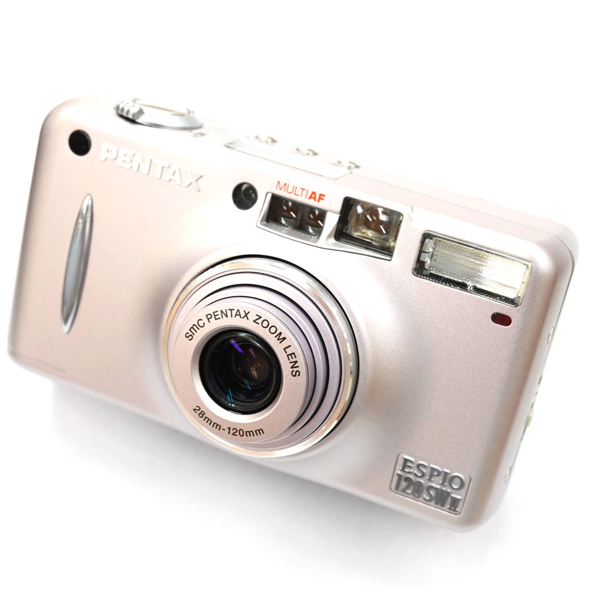 champcamera's tweet photo. #PENTAX #ESPIO120SWII (ピンクゴールド) ￥26,400- by #青葉台 店

小型軽量かつ静音性に優れた「PENTAX ESPIO 120SW II」
広角28mmスタート＆2100年まで対応のデータ機能が嬉しい1台！
ほんのりピンクがかわいらしくオシャレな珍しいピンクゴールドカラーの個体です！

https://t.co/PEaylAQT68 https://t.co/OdNPu4y9EK