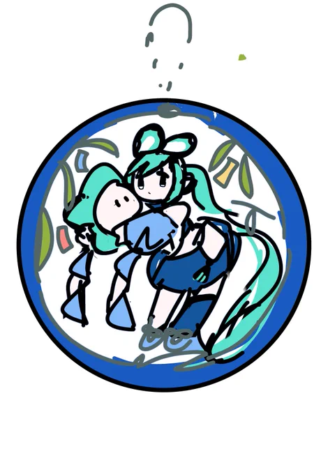 ラフ丸いウッドキーホルダーを… 