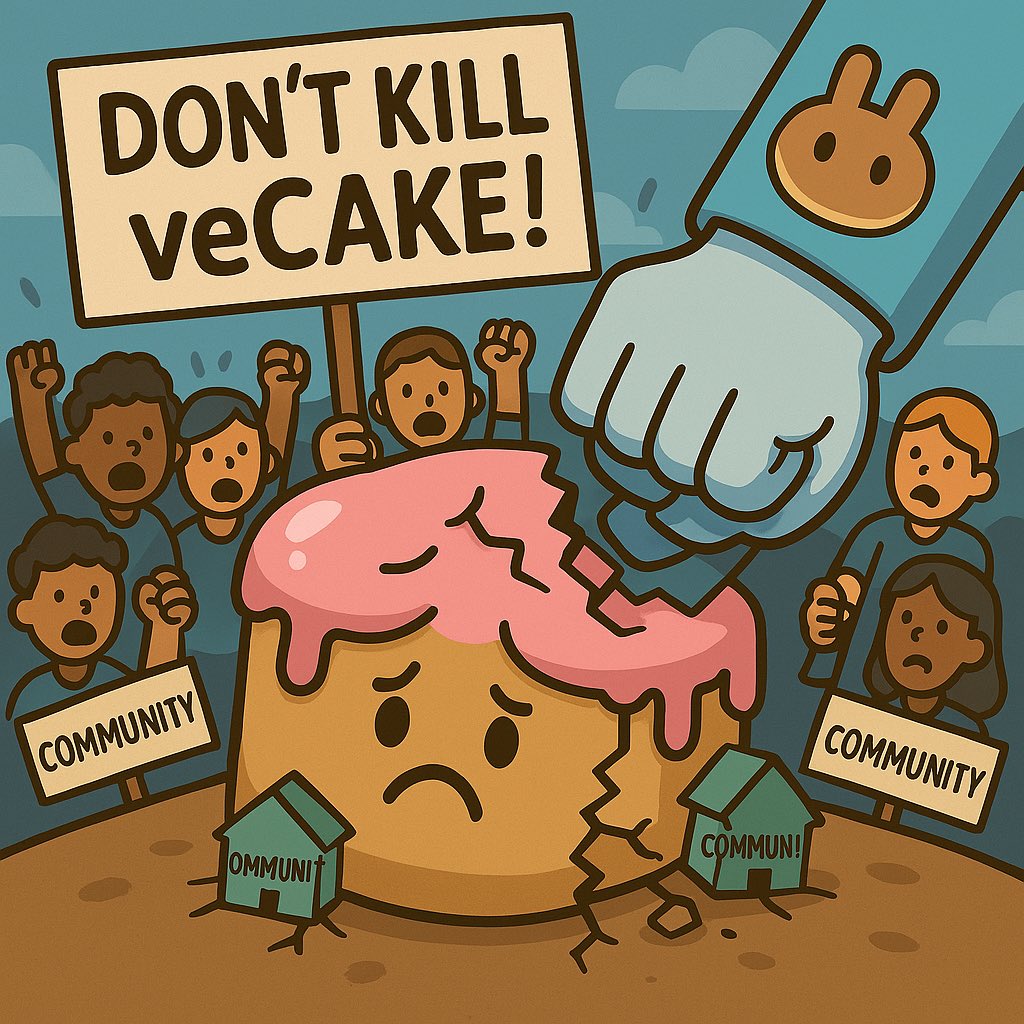 dondon_crypto's tweet photo. Let’s shout: Don’t kill veCake!🔊🔊🔊
#Cake #veCake #Cakepie #DeFi https://t.co/qBRC3CD0Rx
