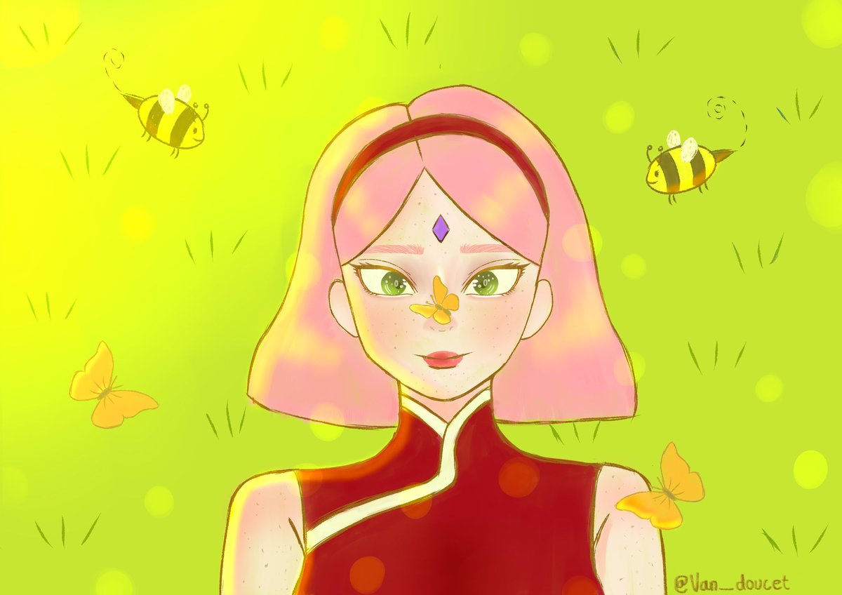 Come along with me, and the butterflies and bees….🐝

#sakuraharuno #sakuraweek2025 #NARUTOなりきりさんと繋がりたい