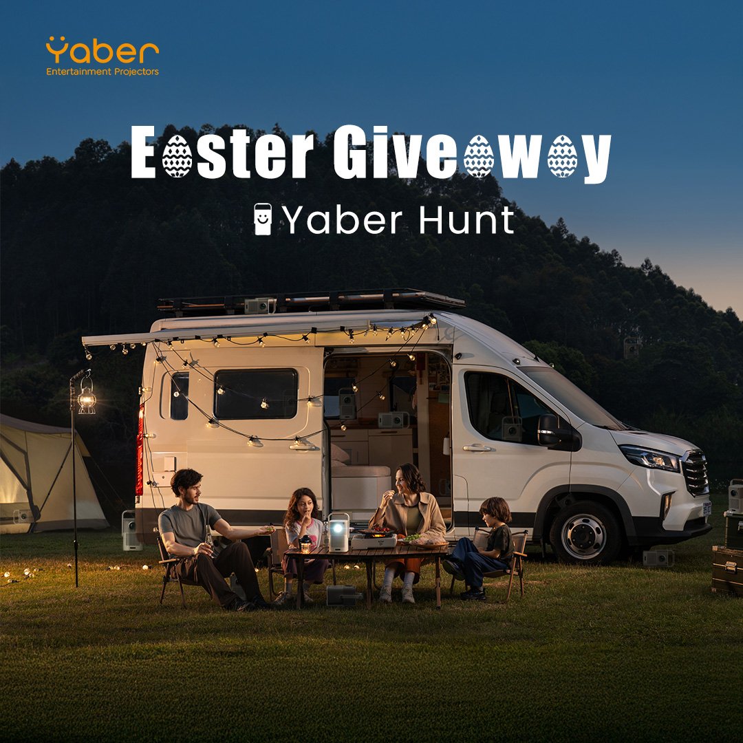 Yaber_Home's tweet photo. YABER HUNT: EASTER GIVEAWAY!
Find &amp; circle ALL Yaber T2s in our photo!
To win:
1️⃣ Follow + Like + RT
2️⃣ Comment: Guess + circled pic!
(Ex: “Found 12! )
Ends Apr 21 |  Winner (NA/EU) announced Apr 22
Prize: Yaber T2 Projector 🎥
Rules: Public account. 1 entry.
#YaberHunt https://t.co/S3mLyMoyAg