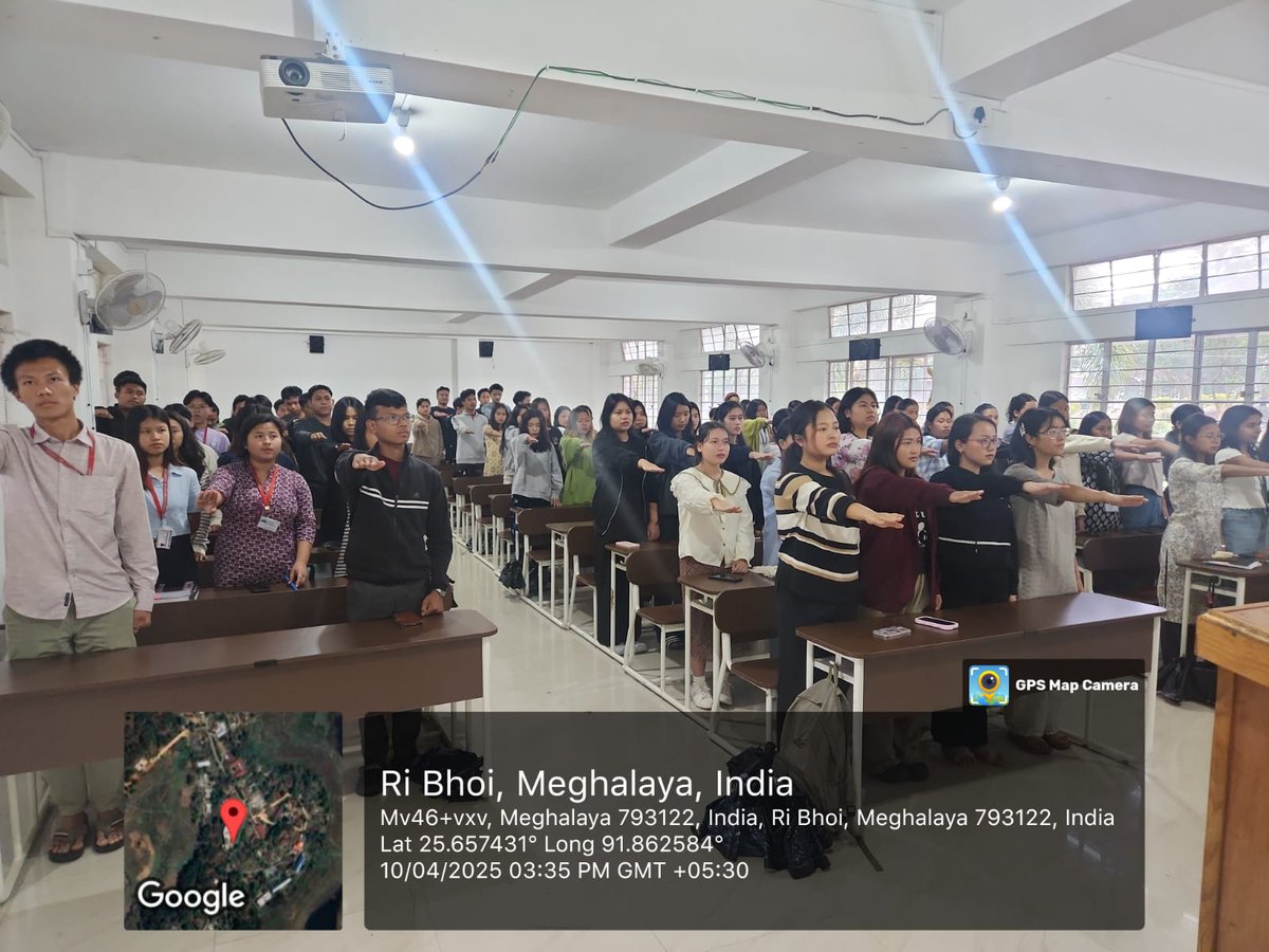 Honoring the legacy of Dr. B.R. Ambedkar NSS volunteers UCC Unit gathered for a briefing on his contributions and a collective reading of the Preamble to reaffirm our commitment to justice, equality, and liberty. #BRAmbedkarJayanti #Preamble <a href="/nss_rdguwahati/">NSS RD Guwahati</a> <a href="/CellNehu/">NSS Cell- NEHU</a> <a href="/_NSSIndia/">NSS India</a>
