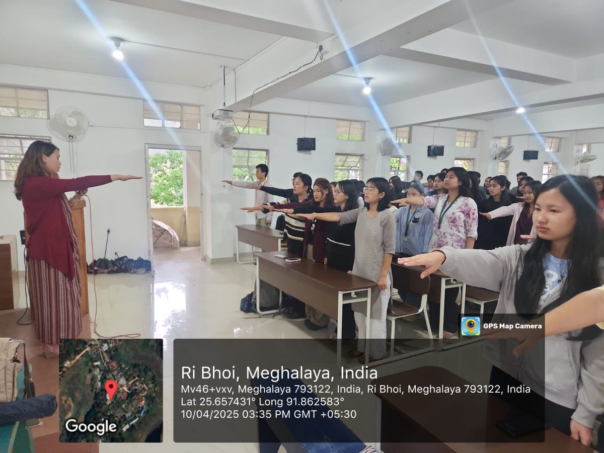 NssUcc's tweet photo. Honoring the legacy of Dr. B.R. Ambedkar NSS volunteers UCC Unit gathered for a briefing on his contributions and a collective reading of the Preamble to reaffirm our commitment to justice, equality, and liberty. #BRAmbedkarJayanti #Preamble @nss_rdguwahati @CellNehu @_NSSIndia https://t.co/bXLkfYiwmb