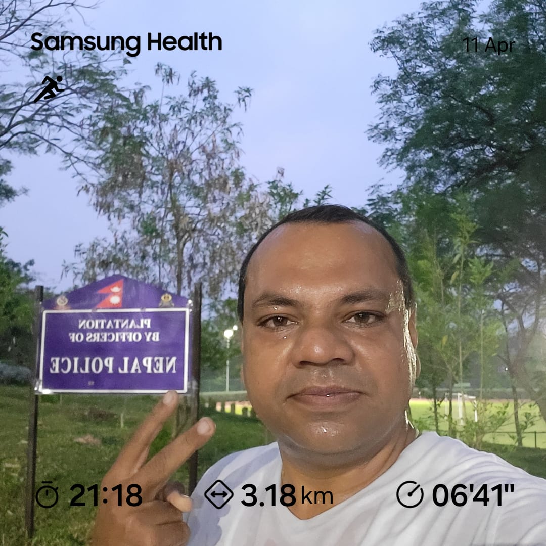 Gouravaps's tweet photo. Morning workout
#runforfun
#notslimbutfit https://t.co/iyMKf3SGoY