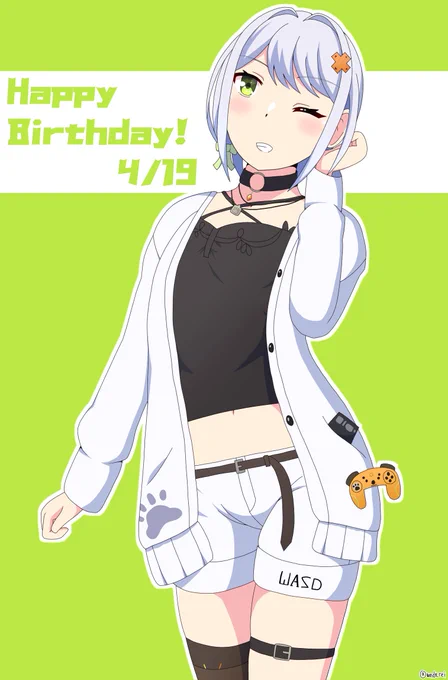 大好きなせつーなお誕生日おめでとー!! #しゃらくせ絵