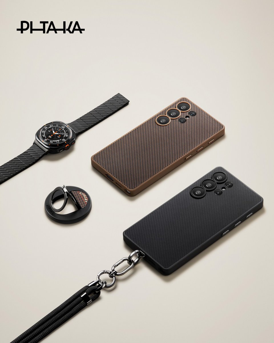 PITAKA_Japan's tweet photo. シンプルで洗練されたセットアップ✨
スタイルと機能性を両立するPinButtonケースは、あなたの生活を一新する🙌
落ち着いたブラックと上品なゴールド、あなたはどっちが好き?
詳しくはこちらから:https://t.co/hqsdTEKEb6
#PITAKA #PinButtoncase #Samsung #GalaxyS25Ultra https://t.co/yyEG3Y0ZgW