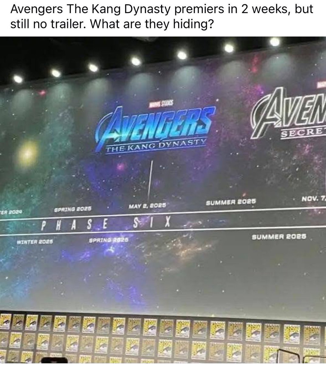 deeple101's tweet image. @Nerdrotics @Nickweiser @KinelRyan @DDayCobra @ThomasConnorsJr 

Who’s excited for this slop!?

Wait… what?

What do you mean it’s not coming out?

#MSheU #DisneyMarvel #LowExpectations