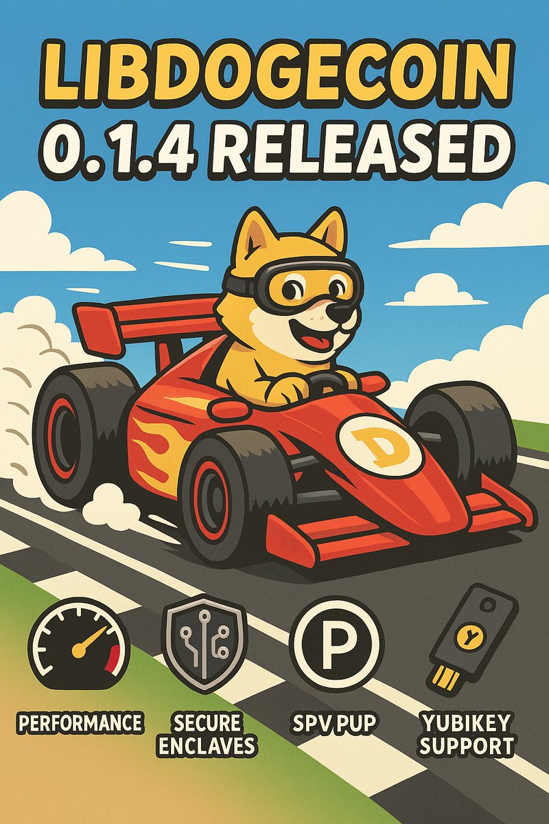 Faster, more secure, more compatibility. Libdogecoin 0.1.4 released today, like *now* now.  U should buidl.

github.com/dogecoinfounda…