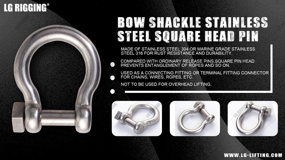 LG_RIGGING's tweet photo. Square Head Pin Bow Shackle, Trawl with Confidence! Forged 316 stainless steel, square head pin prevents rope jams. Ideal for commercial fishing &amp; heavy loads. Order Now #TrawlingGear
https://t.co/gg8AmLR2F7
Welcome to contact us: sales@lg-lifting.com https://t.co/76n7pCw3jU