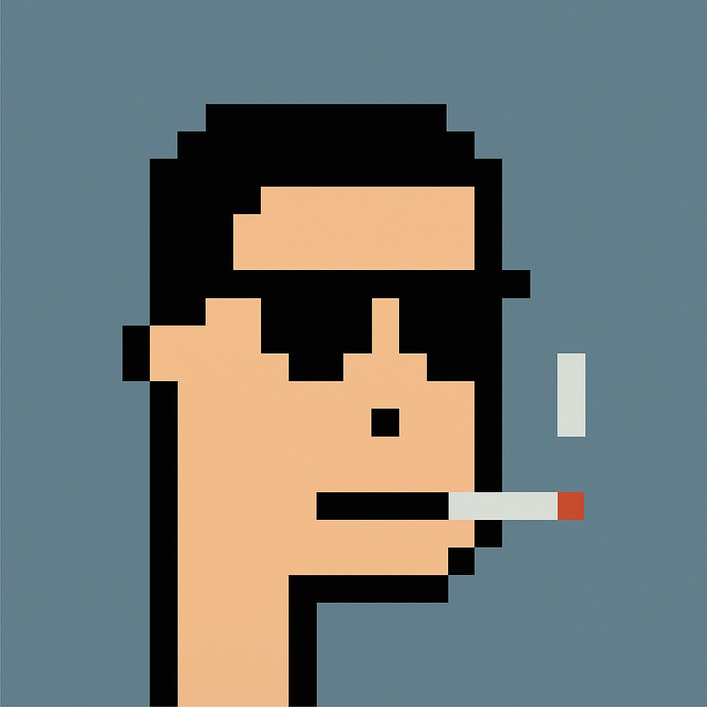 dotkrueger's tweet photo. An entirely new crypto punk created by AI.
I'm calling this a "Fred".
and YES, there will be a meme coin. https://t.co/ZGss2scYIC