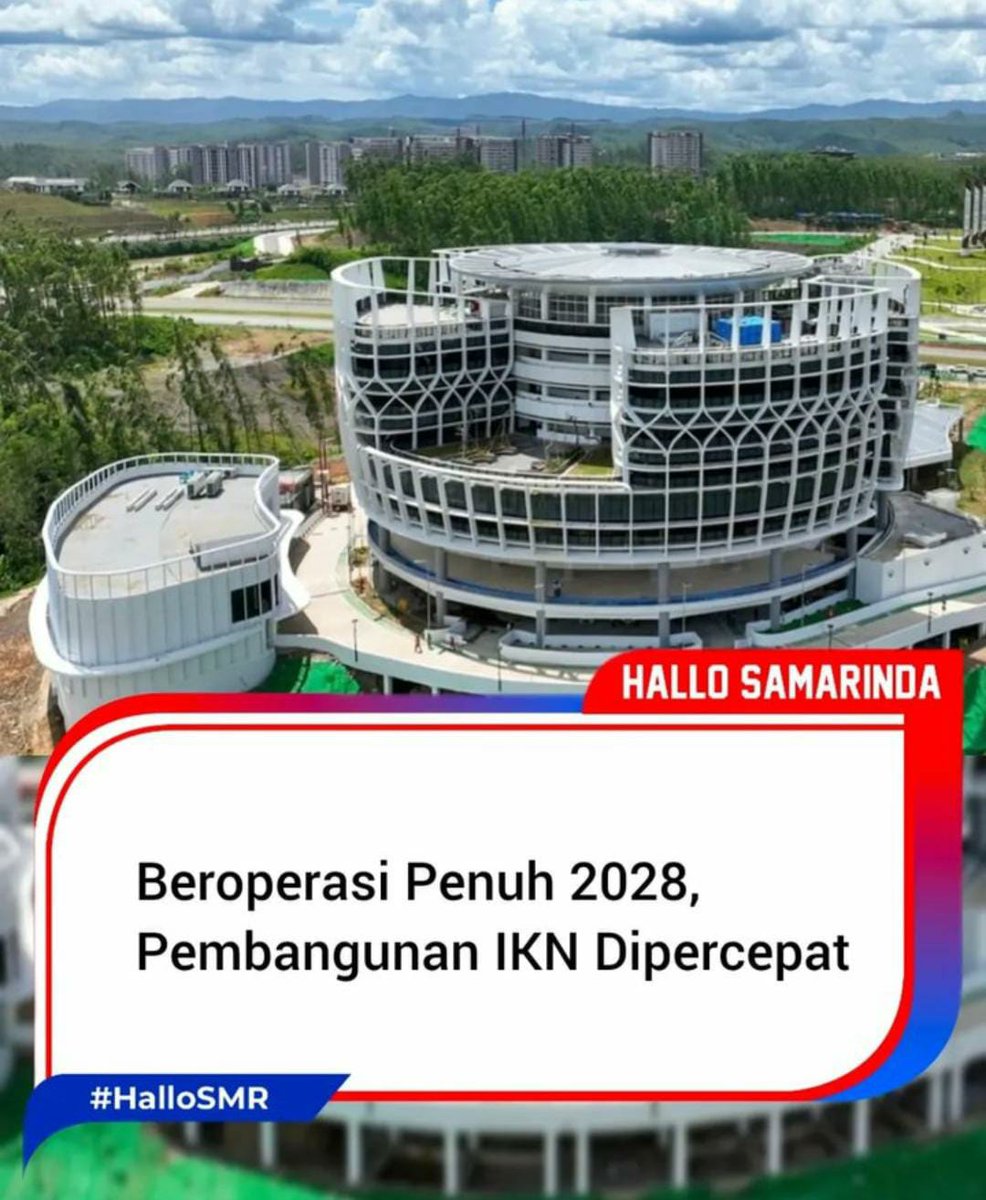 pradika317's tweet photo. Beroprerasi penuh 2028, pembangunan IKN dipercepat

#IKNNusantara https://t.co/FBYSKVGMeH