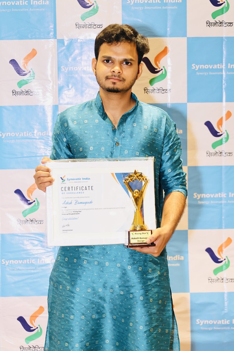 Synovatic's tweet image. Congratulations to all the winners for your outstanding performance this year at Synovatic India!🎉
✨
#TeamSynovatic #AnnualDay2025 #PerformanceRecognition #Leadership #Gratitude #PharmaMachinery #TeamExcellence #SynovaticIndia